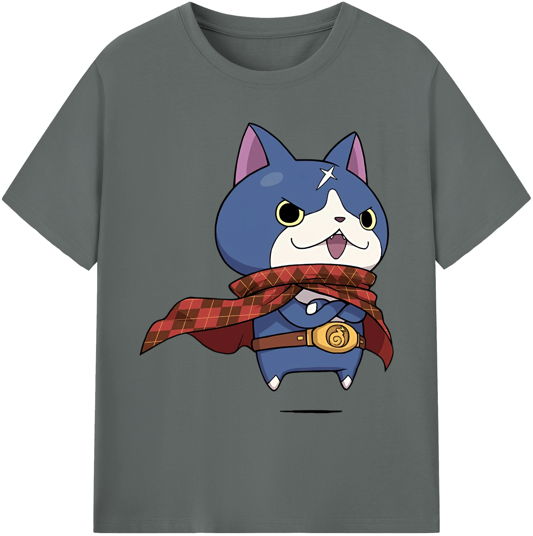 （画像用） 妖怪ウォッチ Yo-kai Watch 綿100％ メンズ半袖Tシャツ｜肌触りやわらか＆通気性